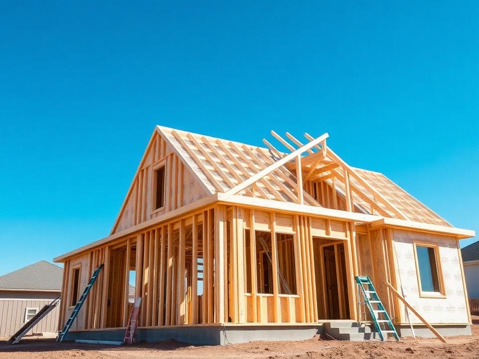 Exemple de chantier de construction résidentielle