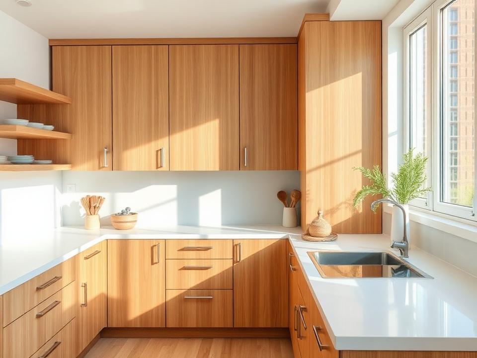 Exemple de cuisine résidentielle rénovée